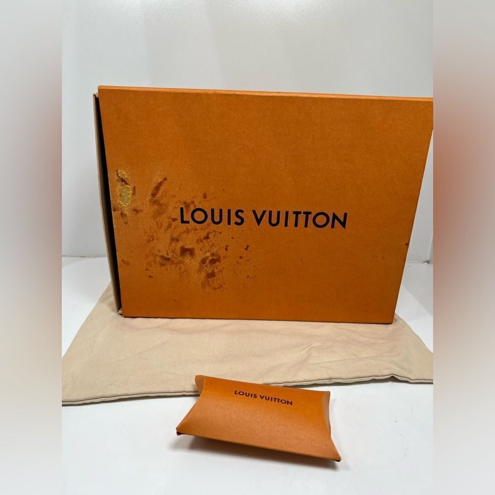 Louis Vuitton Trainer Sneaker Rivoli Boot High Top US 8.5 Mens Monogram Eclipse - Picture 11 of 11